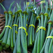 garlic scapes